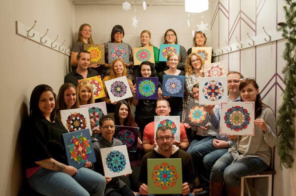 Birthday painting party at KD Arts studio